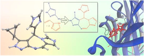 Novel family of fused tricyclic [1,4]diazepines: Design, synthesis, crystal structures and molecular docking studies