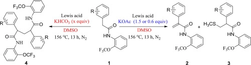 Lewis acid-promoted cascade reaction for the synthesis of Michael acceptors and its application in a dimerization reaction