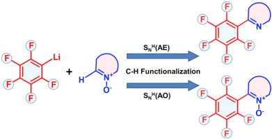 Direct C-Li/C-H coupling of pentafluorophenyl lithium with azines - An atom- and step-economical strategy for the synthesis of polyfluoroaryl azaaromatics