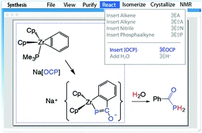 Insertion of sodium phosphaethynolate, Na[OCP], into a zirconium-benzyne complex