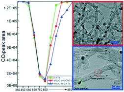 Improvement of the catalytic stability of molybdenum carbide via encapsulation within carbon nanotubes in dry methane reforming