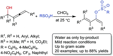 [3,3]-Sigmatropic rearrangement of allenic alcohols: stereoselective synthesis of 1,3-diene-2-ol sulfonates
