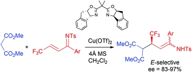 Copper-catalysed enantioselective Michael addition of malonic esters to [small beta]-trifluoromethyl-[small alpha],[small beta]-unsaturated imines