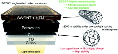 Carbon-sandwiched perovskite solar cell