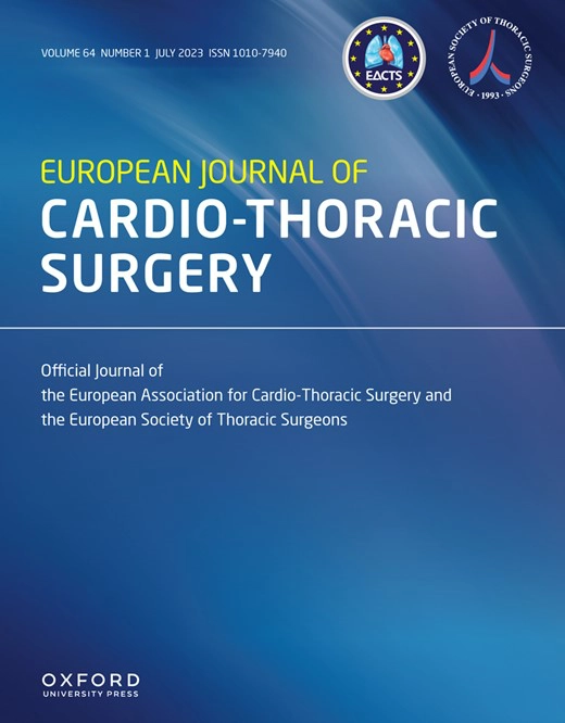 European Journal of Cardio-thoracic Surgery