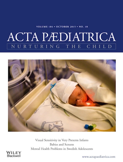 Acta Paediatrica, International Journal of Paediatrics