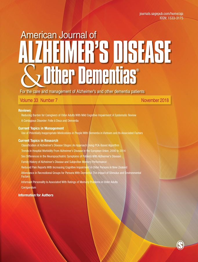 American Journal of Alzheimer's Disease and other Dementias