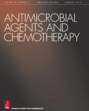 Antimicrobial Agents and Chemotherapy