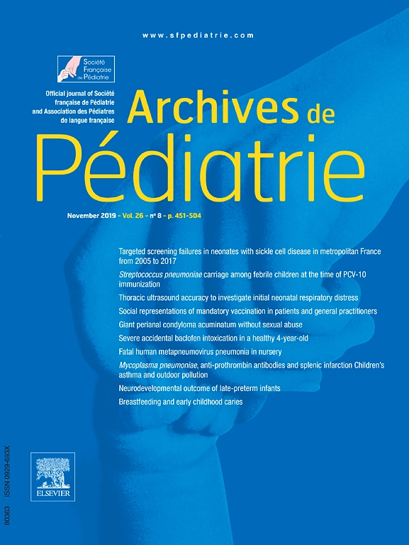 Archives de Pediatrie