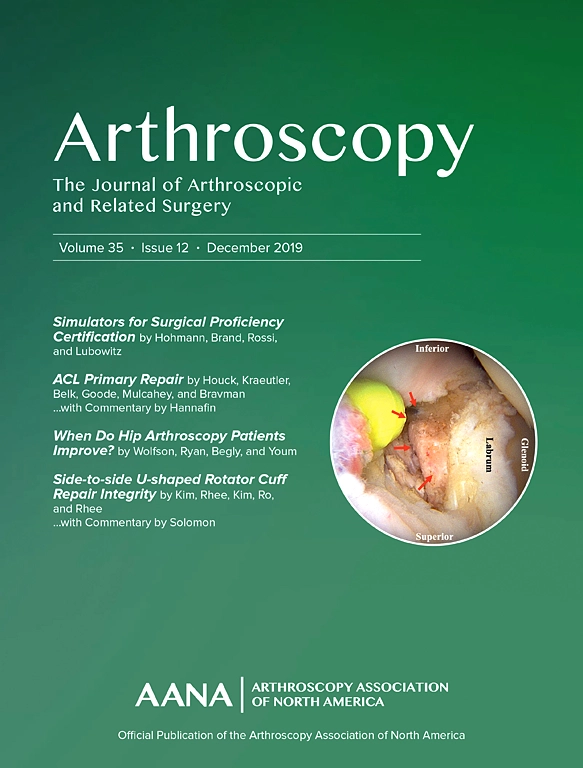 Arthroscopy - Journal of Arthroscopic and Related Surgery