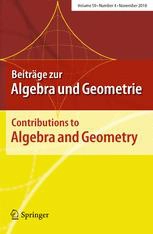 Beitrage zur Algebra und Geometrie