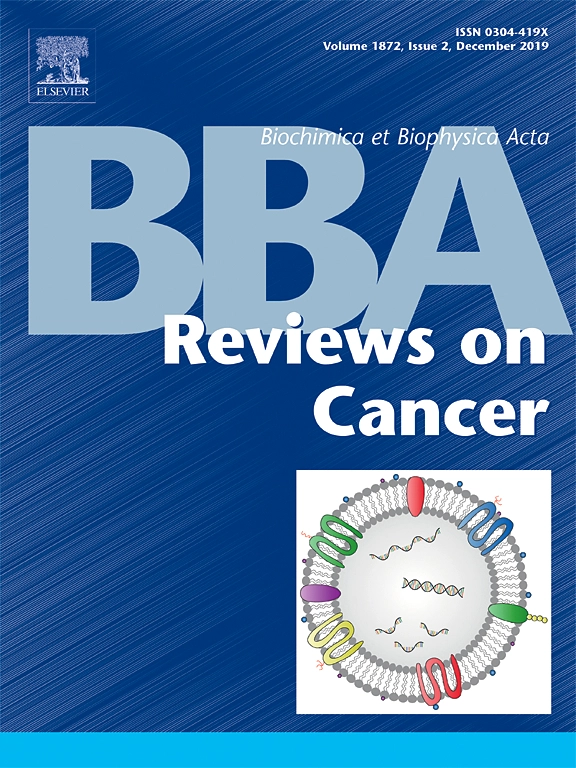 Biochimica et Biophysica Acta - Reviews on Cancer