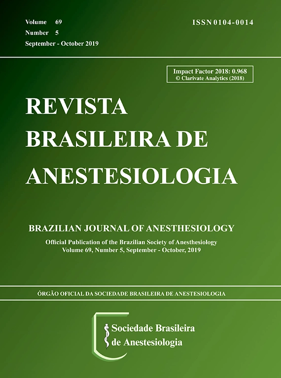 Brazilian journal of anesthesiology (Elsevier)
