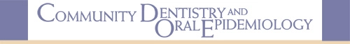 Community Dentistry and Oral Epidemiology