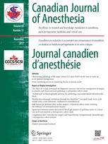 Canadian Journal of Anaesthesia