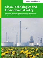 Clean Technologies and Environmental Policy