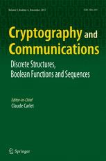 Cryptography and Communications
