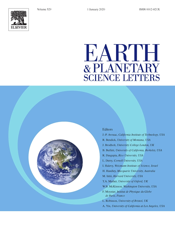 Earth and Planetary Science Letters
