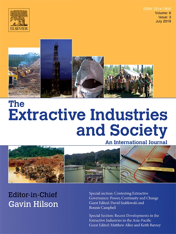 Extractive Industries and Society