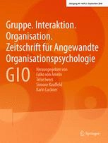 Gruppe. Interaktion. Organisation. Zeitschrift für Angewandte Organisationspsychologie