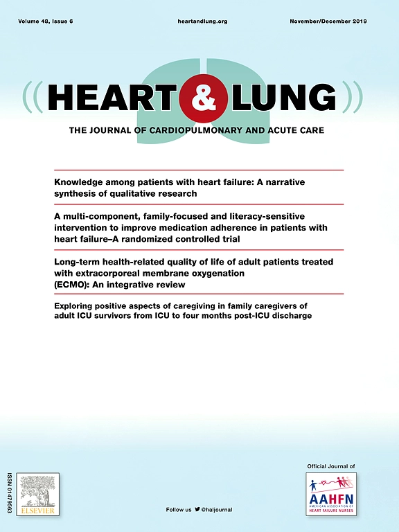 Heart and Lung: Journal of Acute and Critical Care