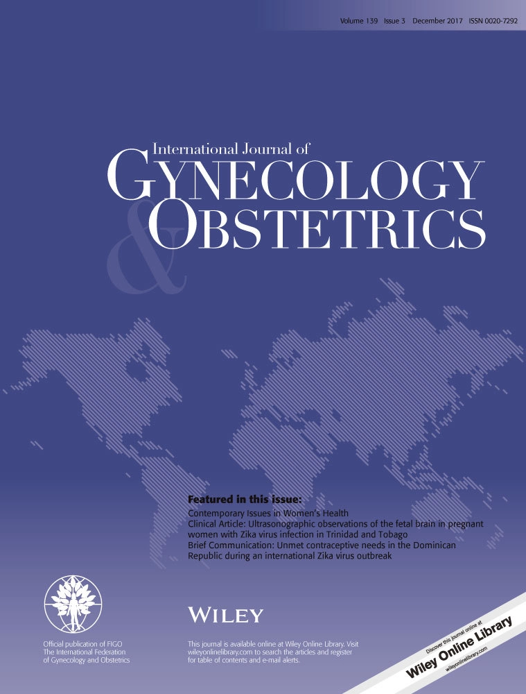 International Journal of Gynecology and Obstetrics