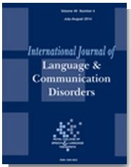 International Journal of Language and Communication Disorders