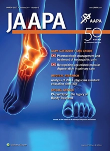 JAAPA : official journal of the American Academy of Physician Assistants