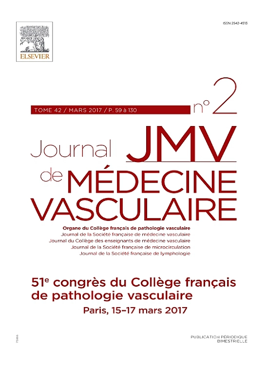 JMV-Journal de Medecine Vasculaire
