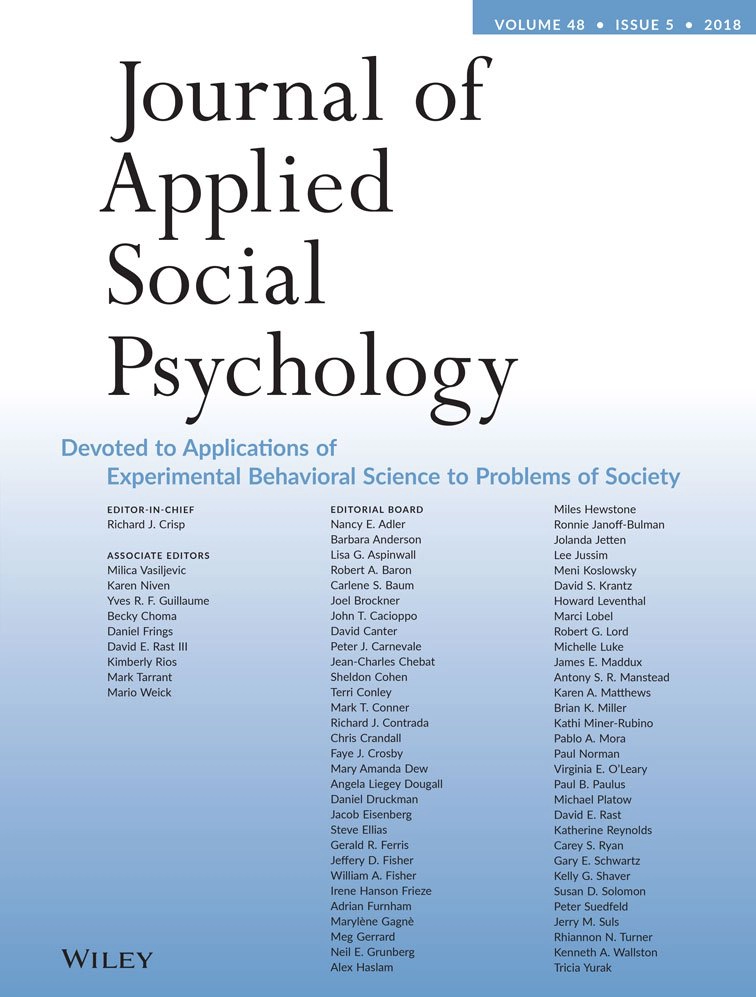 Journal of Applied Social Psychology