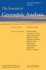 Journal of Geometric Analysis