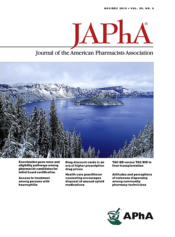 Journal of the American Pharmacists Association : JAPhA