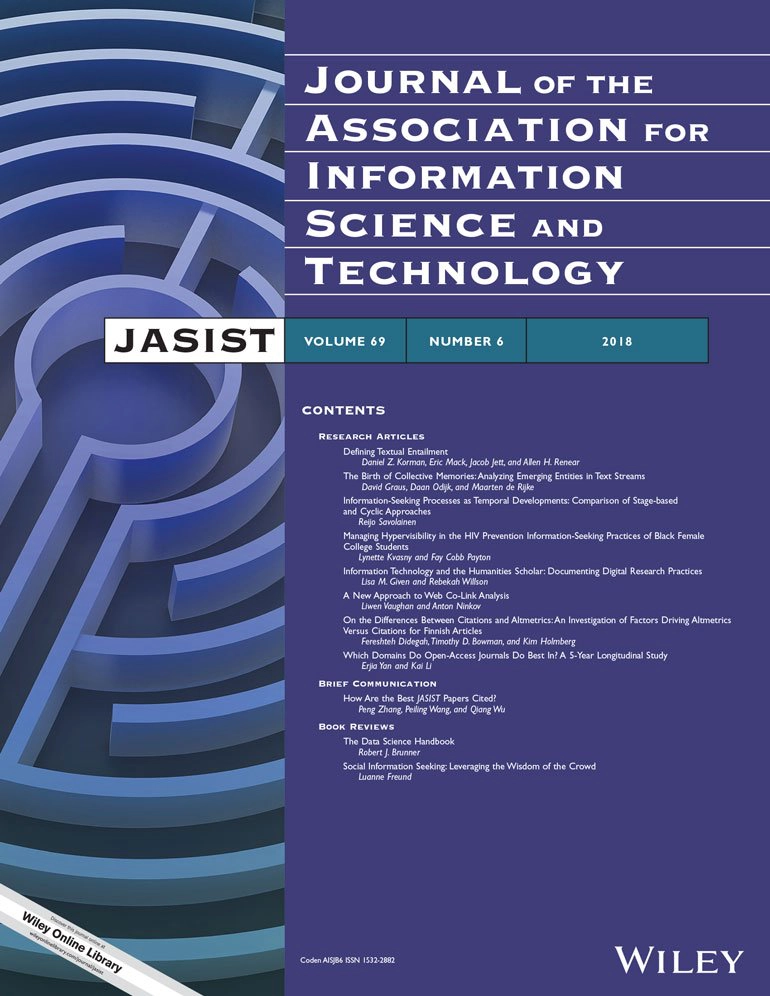 Journal of the Association for Information Science and Technology