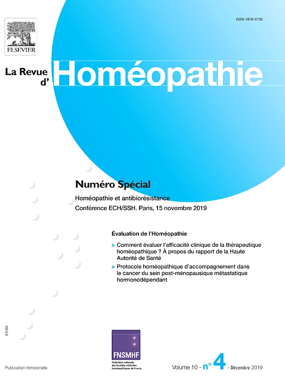 Revue d'Homeopathie