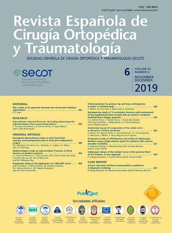 Revista Espanola de Cirugia Ortopedica y Traumatologia