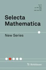 Selecta Mathematica, New Series