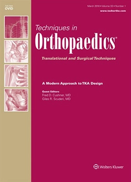 Techniques in Orthopaedics