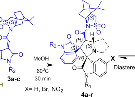 Synthesis of Highly Enantioenriched Bis‐spirooxindole Pyrrolizidine/Pyrrolidines via Asymmetric [3+2] Cycloaddition Reaction