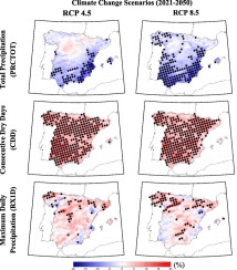Climate change patterns in precipitation over Spain using CORDEX projections for 2021–2050
