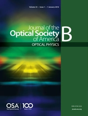 Journal of the Optical Society of America B: Optical Physics